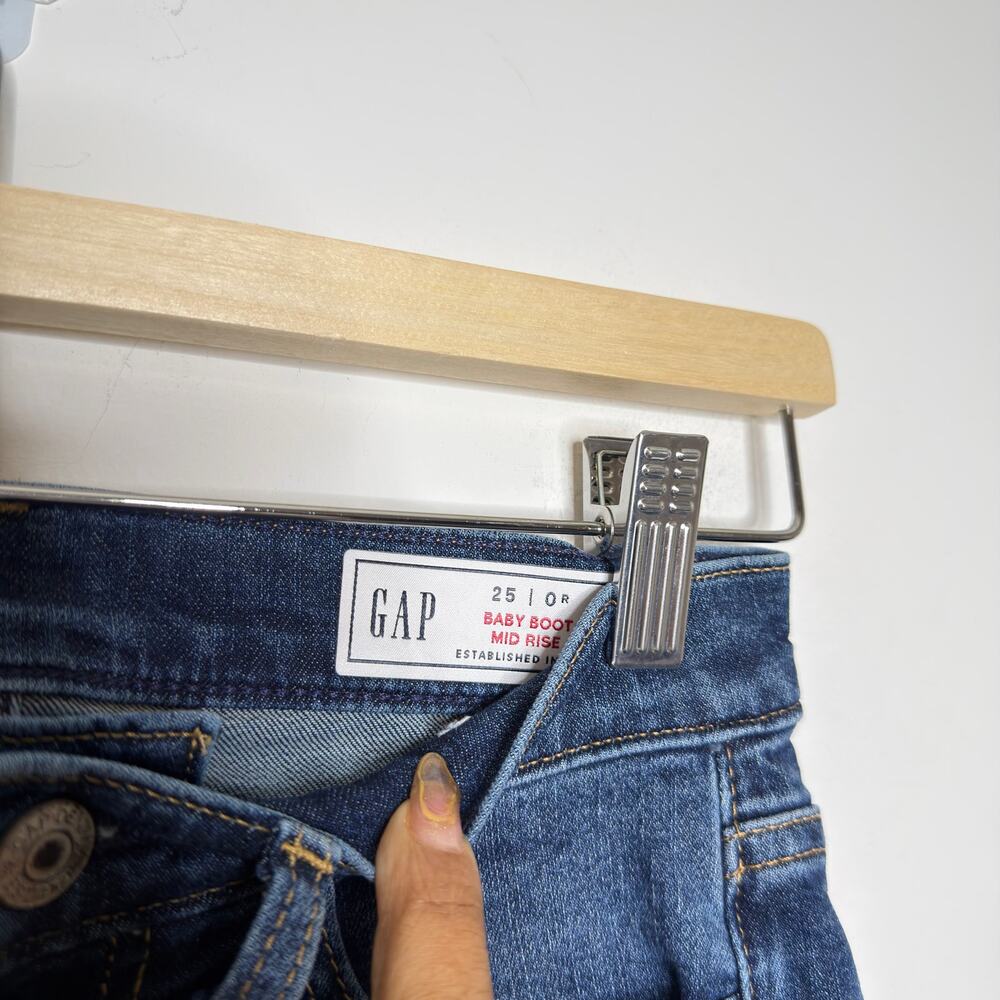 GAP | Mid Rise Baby Boot Jeans | 0 - Picture 5 of 5